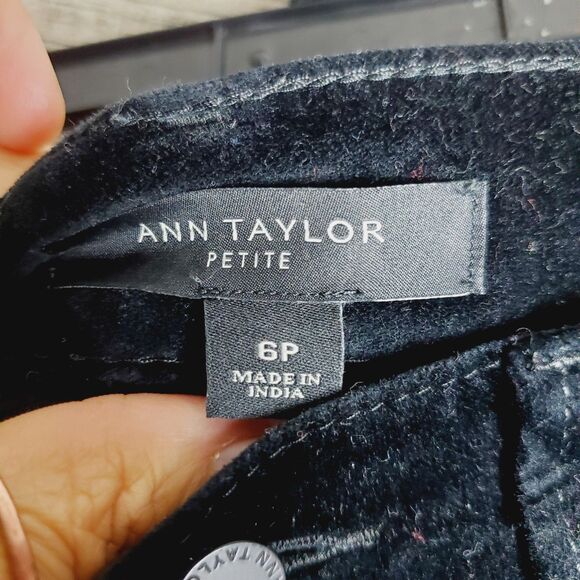 Ann Taylor Petite Velvet The Skinny Modern Pants Size 6P - Picture 4 of 7